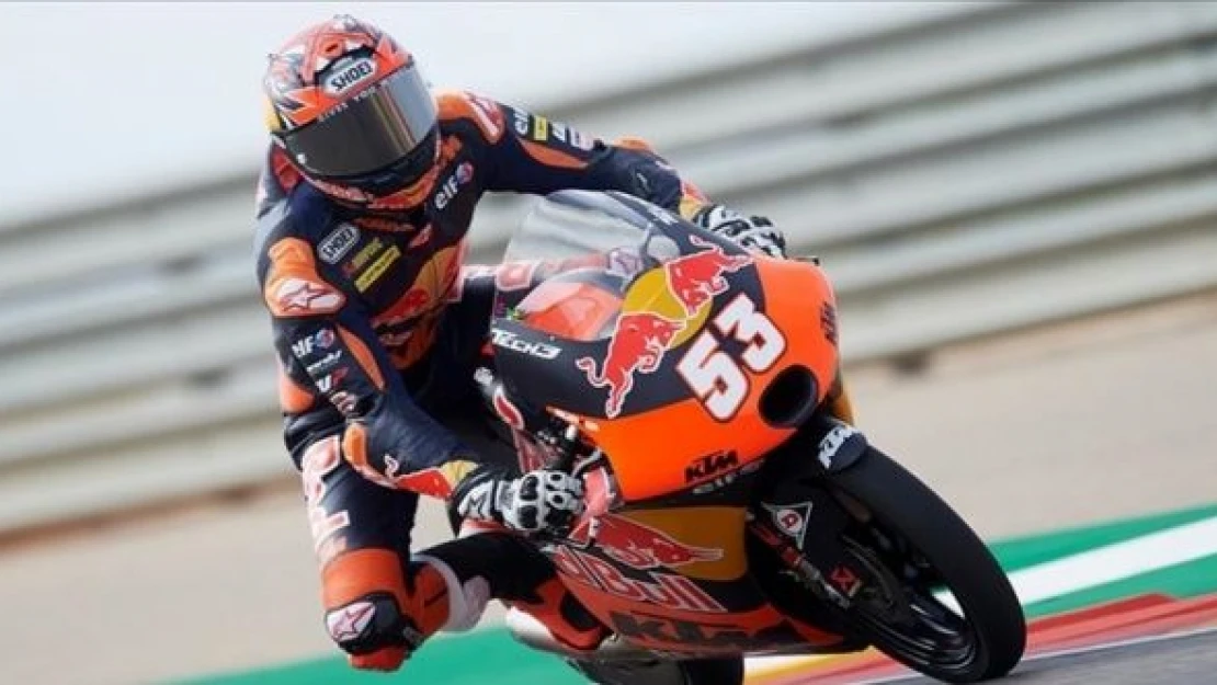 Deniz Öncü, Moto3'de sezonun son yarışına ikinci sırada başlayacak
