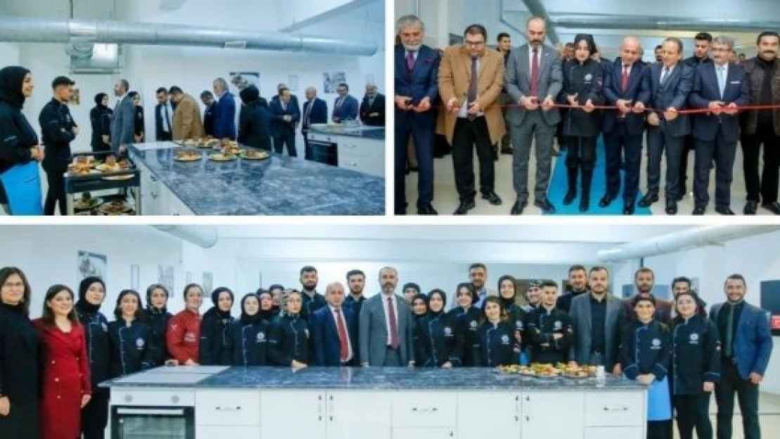 Bayburt Üniversitesi'nde aşçılık mutfağı açıldı