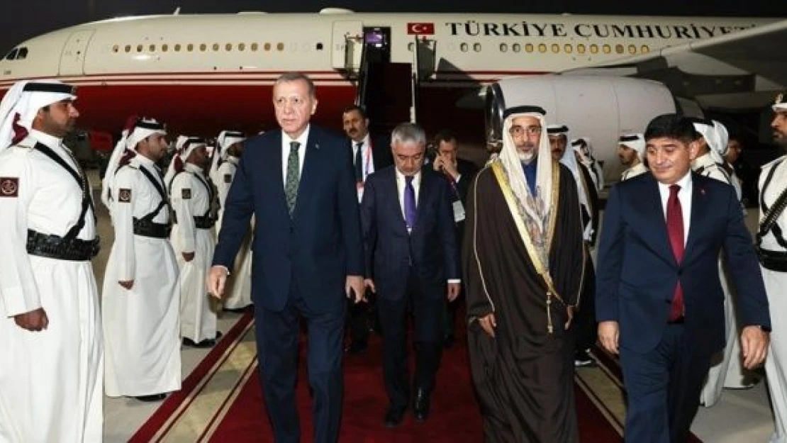 Cumhurbaşkanı Erdoğan Katar'da