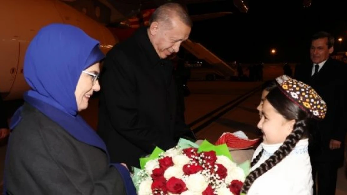 Cumhurbaşkanı Erdoğan Türkmenistan'da