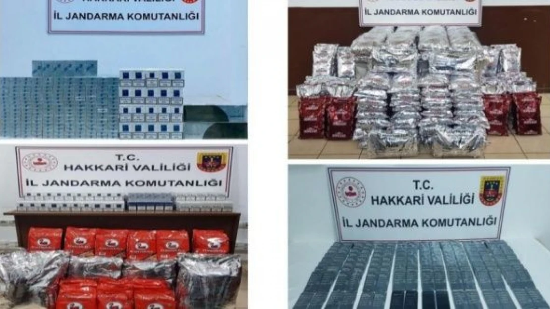 Hakkari'de kaçakçılık operasyonu!