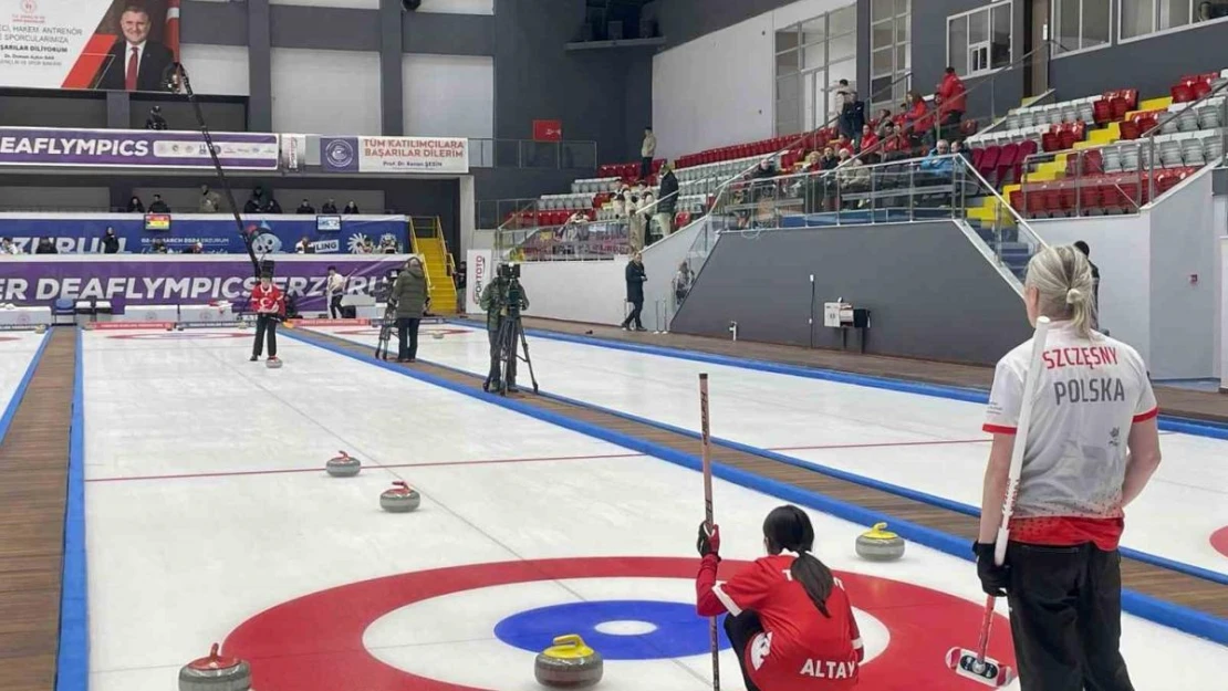 2023 Kış Deaflympics'te heyecan, curling müsabakalarıyla başladı