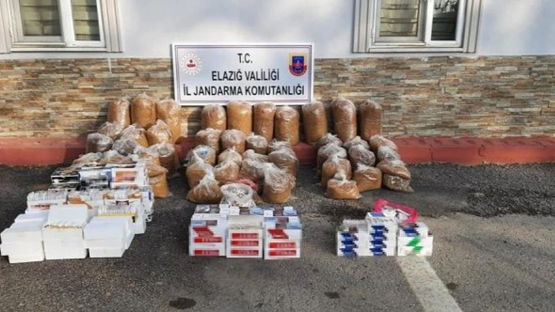 Elazığ'da jandarma kaçakçılıkla mücadeleye devam ediyor