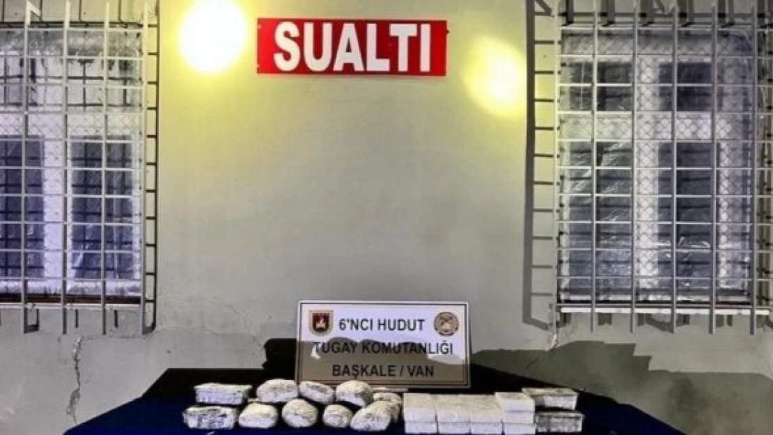 MSB: Van hudut hattında 24 kilogram uyuşturucu ele geçirildi