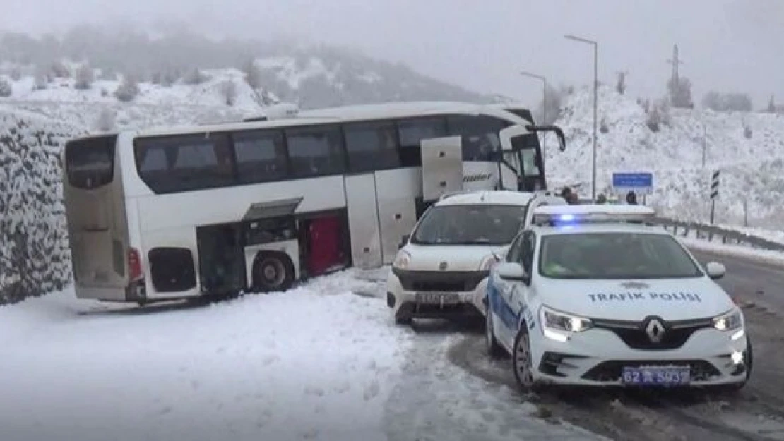 Tunceli'de feci kaza!