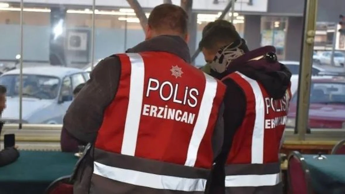 Erzincan'da narkotik ve asayiş denetimi