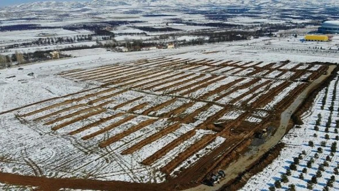 Malatya'da konteyner kent alanında 10 bin 500 kişi barınacak