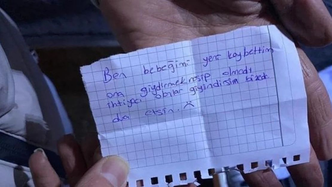 Yardım kolilerinin içinden çıkan not yürekleri sızlattı