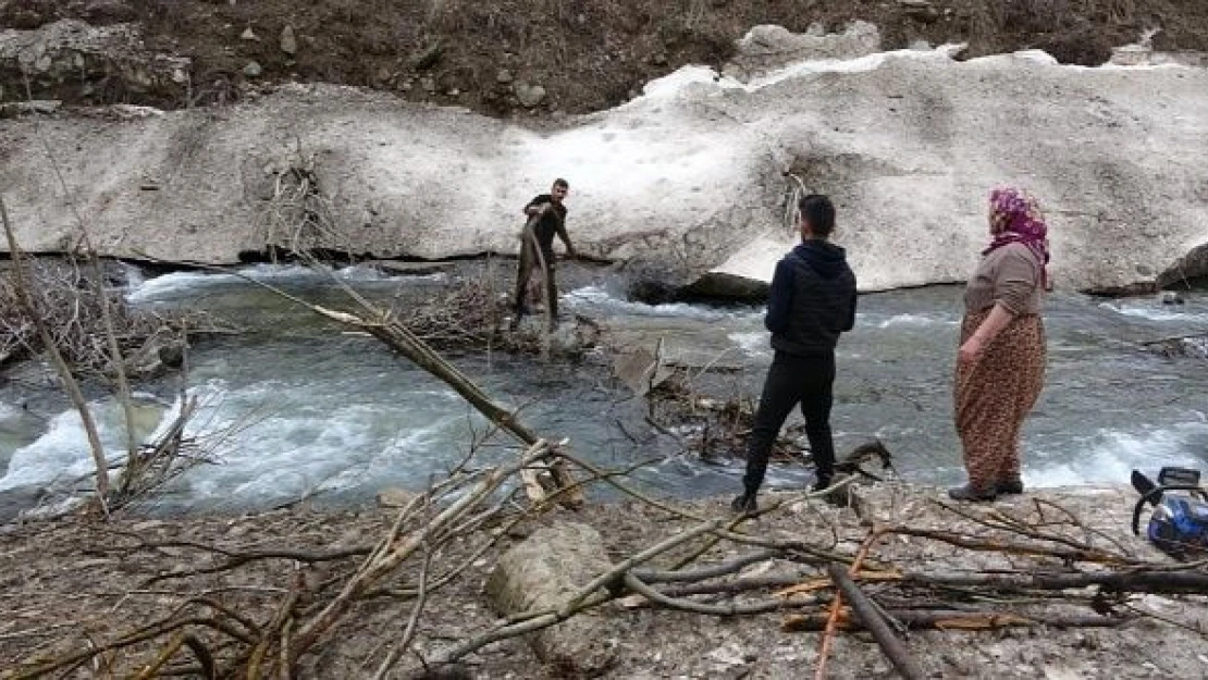 1 ay sonra fark ettiler: Kar eriyince ortaya çıktı