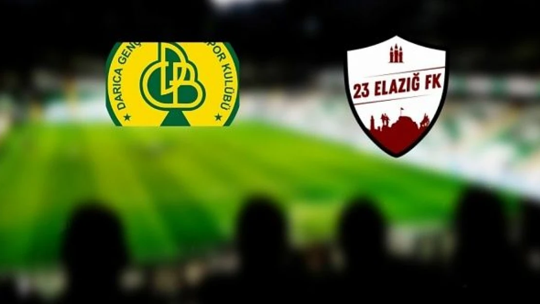 23 Elazığspor Darıca Gençler Birliği ile berabere kaldı