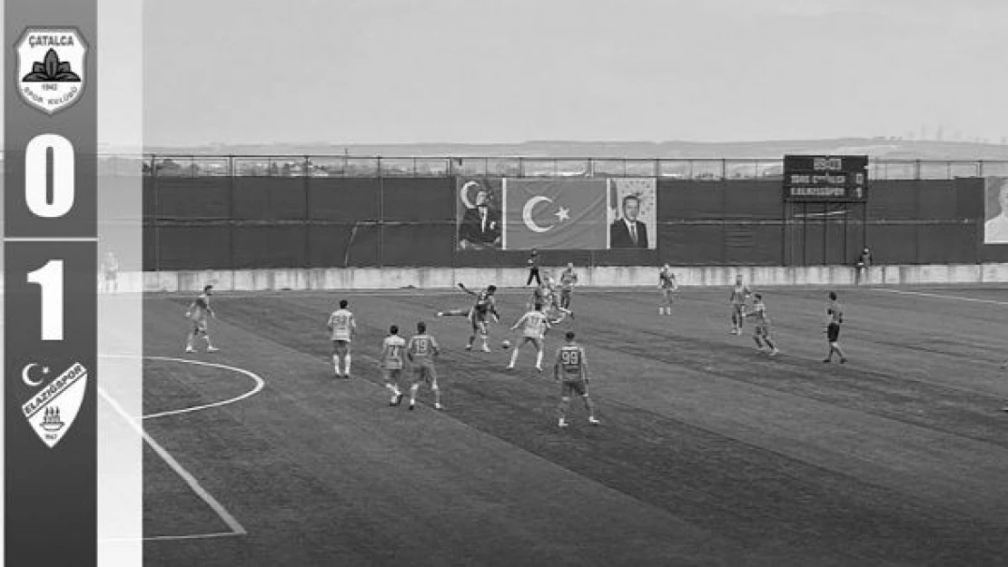 Çatalcaspor: 0 - Entegre Solar Elazığspor: 1