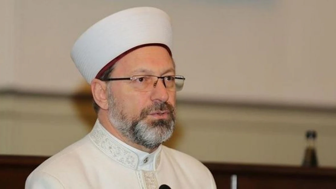 Diyanet İşleri Başkanı Erbaş'tan depremzede hacı adaylarıyla ilgili açıklama