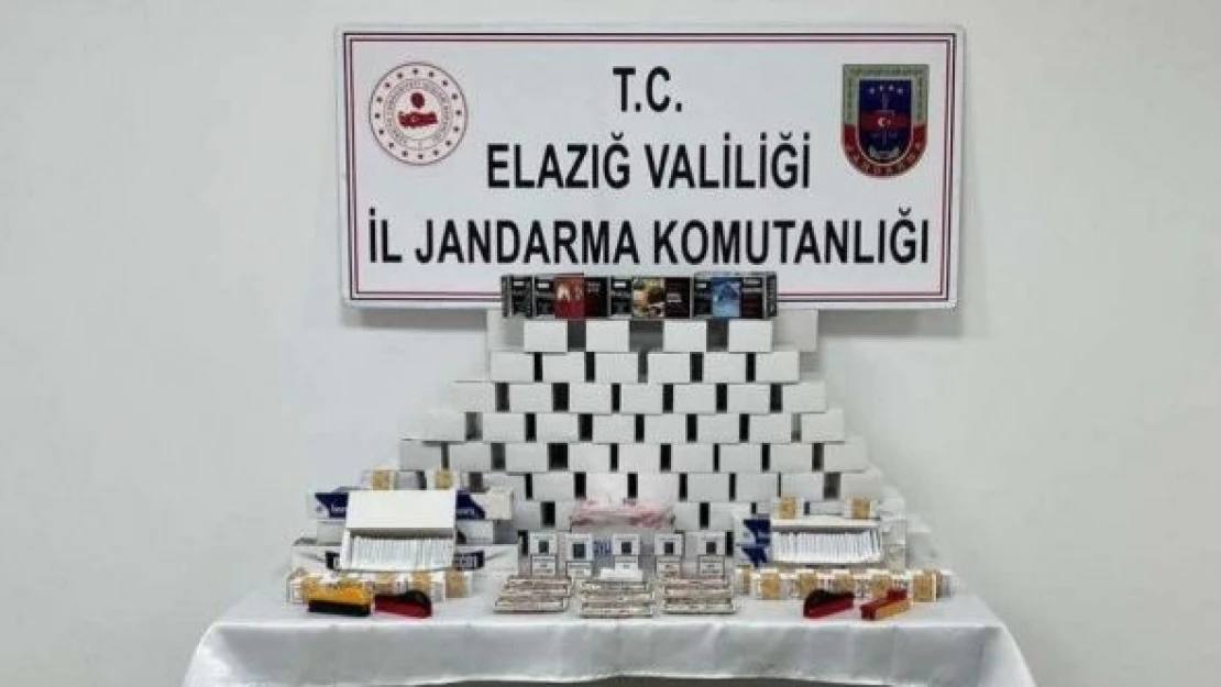 Elazığ'da kaçakçılık operasyonu