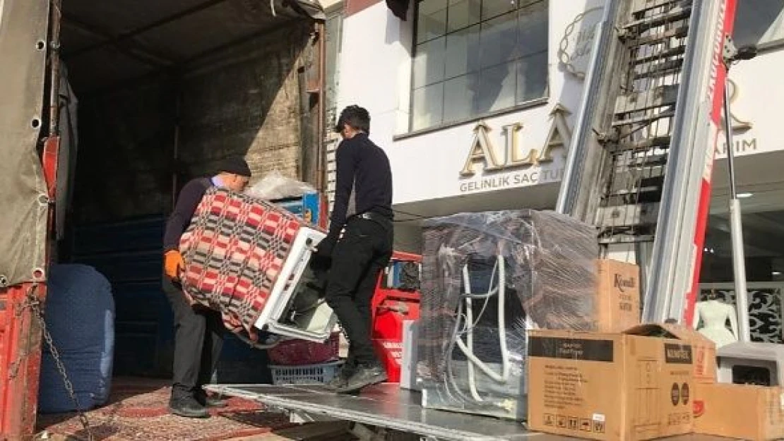 Elazığ'da nakliyecilerde yoğunluk yaşanıyor