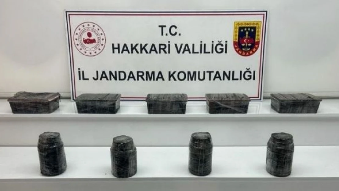 Hakkari'de metanfetamin operasyonu