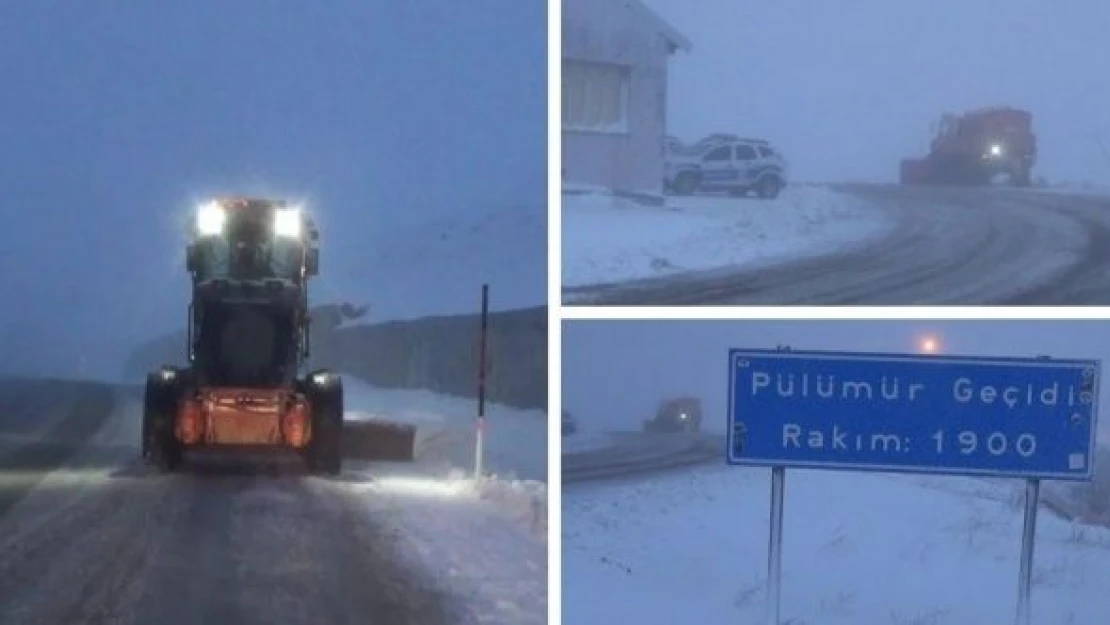 Tunceli kara büründü