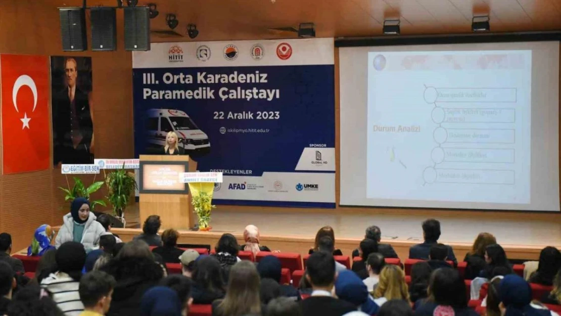 3. Orta Karadeniz Paramedik Çalıştayı 5 üniversiteyi Çorum'da buluşturdu