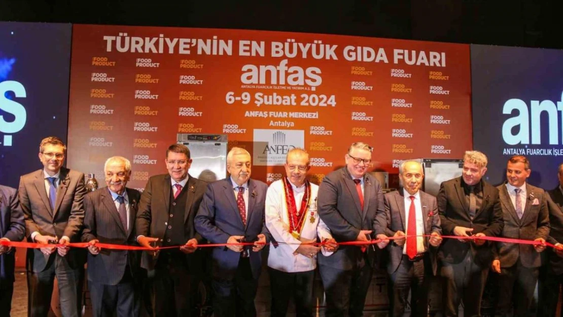 50 bin ziyaretçinin ağırlanacağını 30. Uluslararası Gıda ve İçecek İhtisas Fuarı açıldı