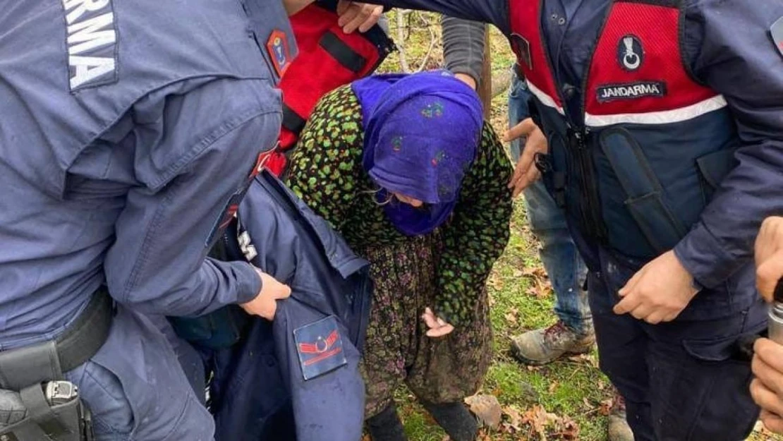 76 yaşındaki kayıp kadın jandarma tarafından bulundu