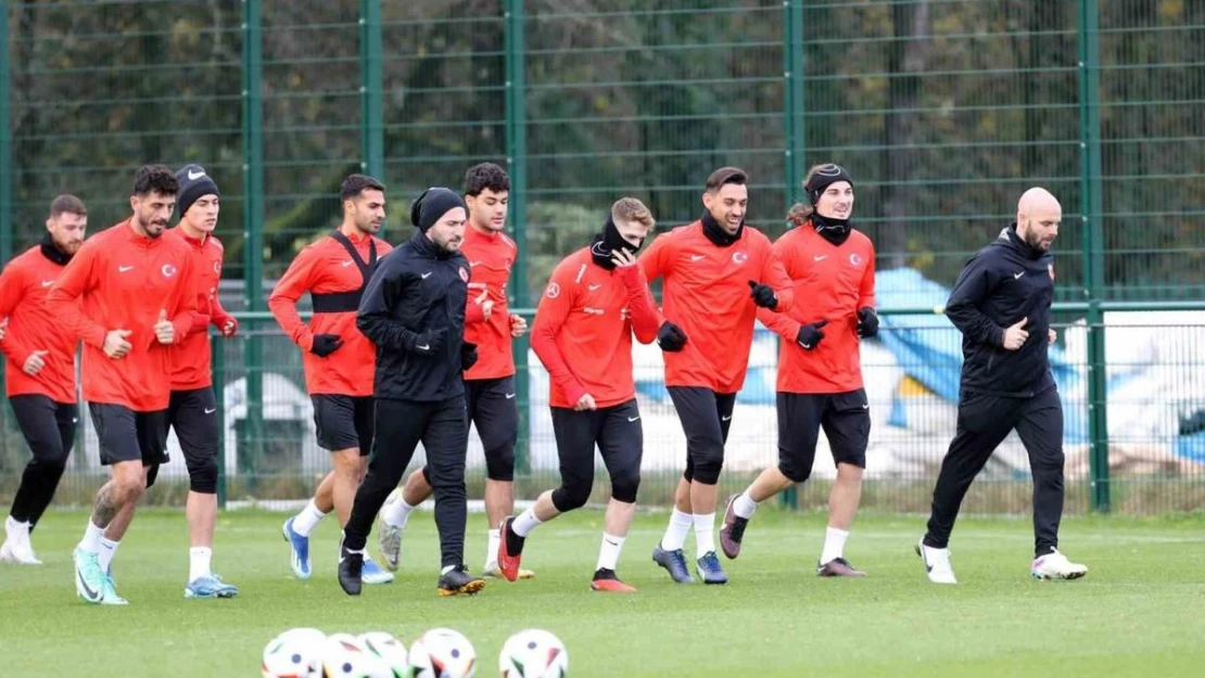 A Milli Futbol Takımı, Cardiff'teki ilk çalışmasını yaptı