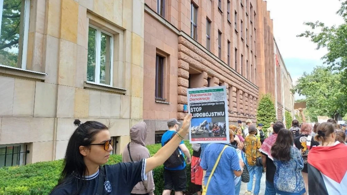 ABD Dışişleri Bakanı Blinken'a Varşova'da 'Gazze' protestosu