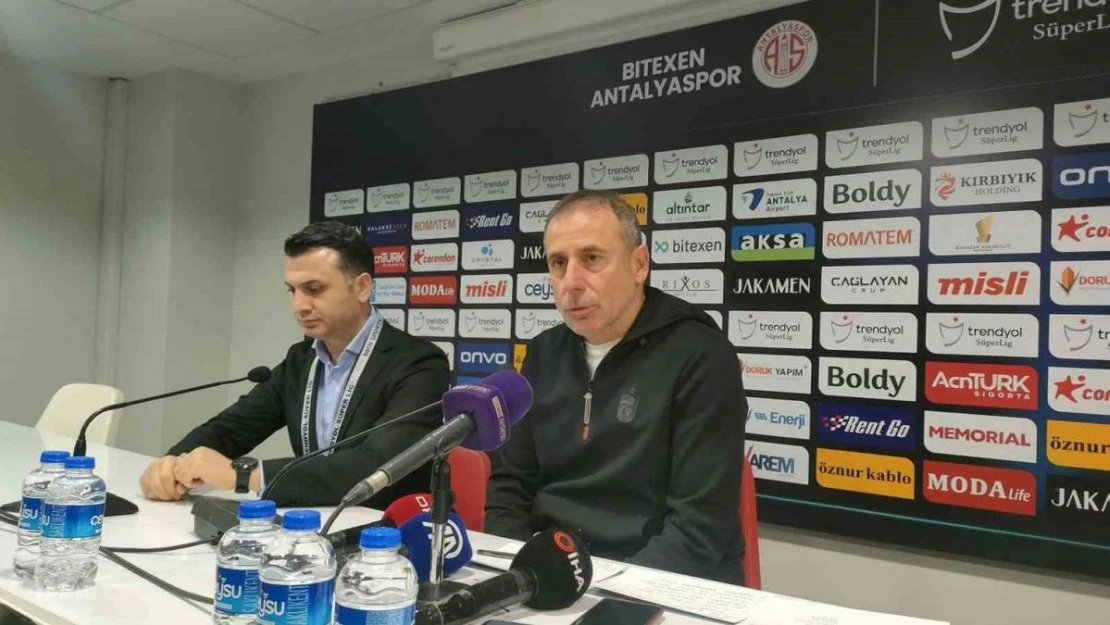 Abdullah Avcı: 'Trabzonspor 1 puana sevinmez'