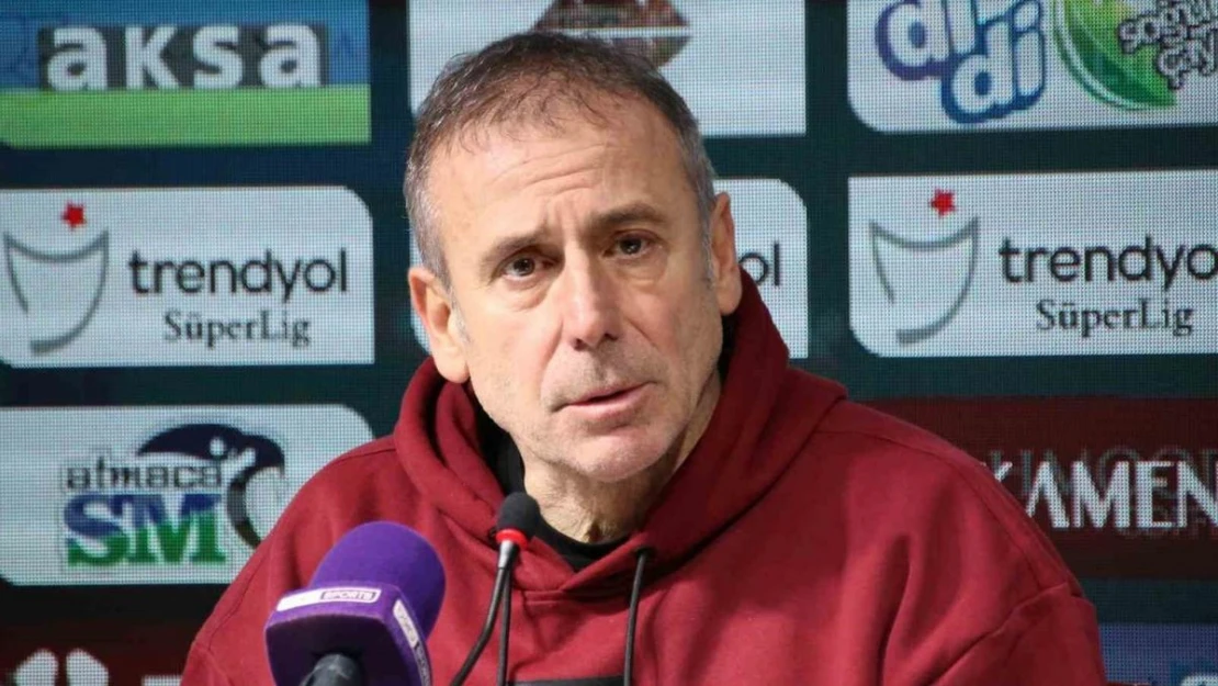 Abdullah Avcı: 'Yine de ligin üçüncüsü bir Trabzonspor var'