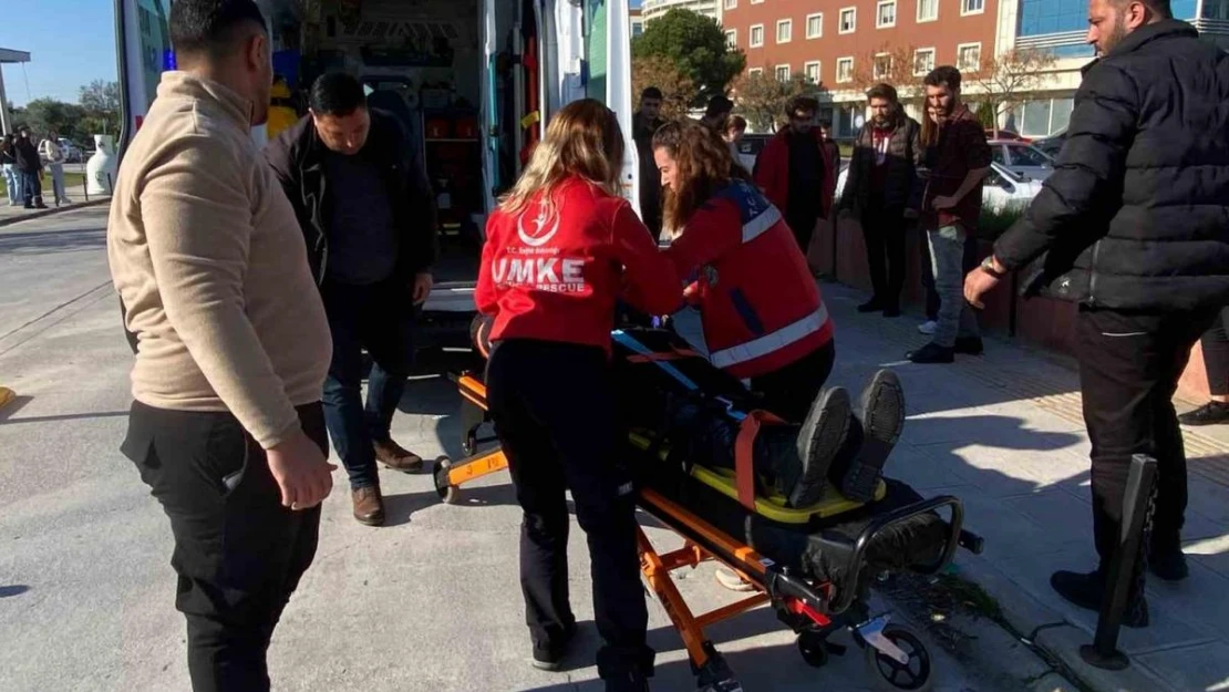 ADÜ merkez kampüste trafik kazası