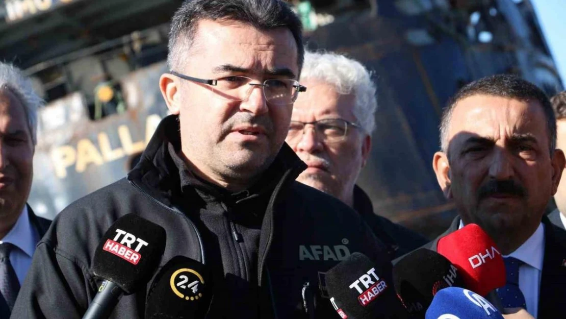 AFAD Başkanı ve Zonguldak Valisi batan gemiyle ilgili son durumu aktardı