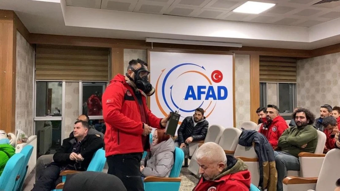 AFAD'dan hazmat eğitimi aldılar