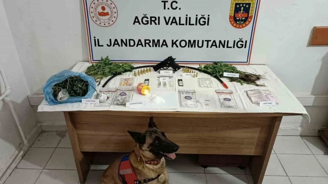 Ağrı'da 1 şahıs uyuşturucu bulundurmaktan tutuklandı