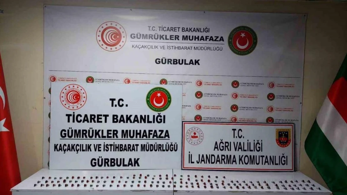 Ağrı'da 145 adet kaçak gümüş yüzük ele geçirildi