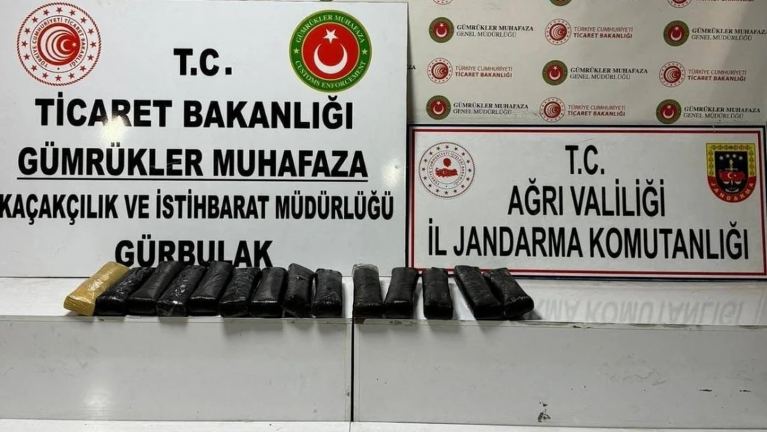 Ağrı'da 17 kilo metanfetamin ele geçirildi