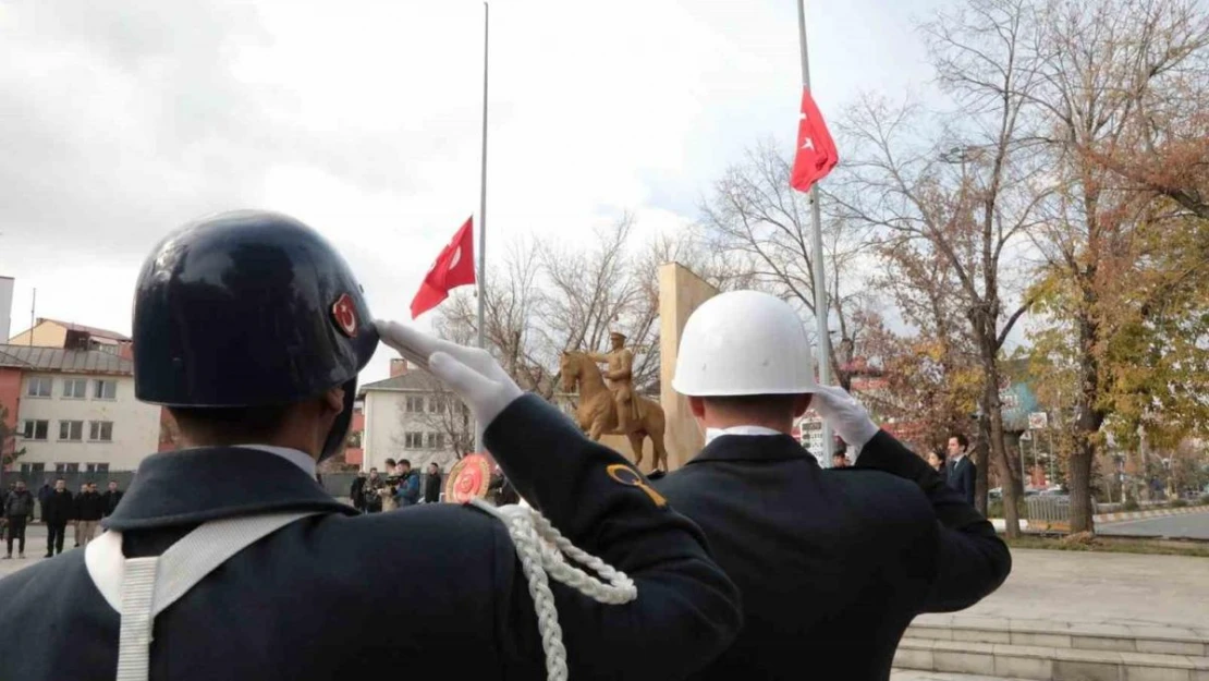 Ağrı'da Atatürk'ü anma töreni düzenlendi