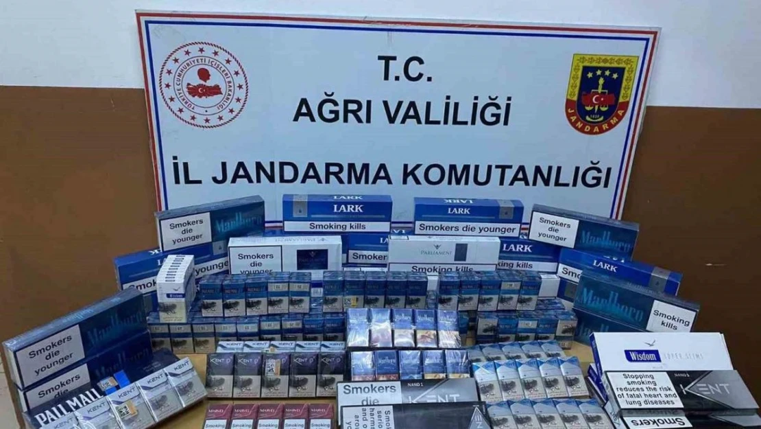 Ağrı'da kaçak yakıt ve sigara ele geçirildi