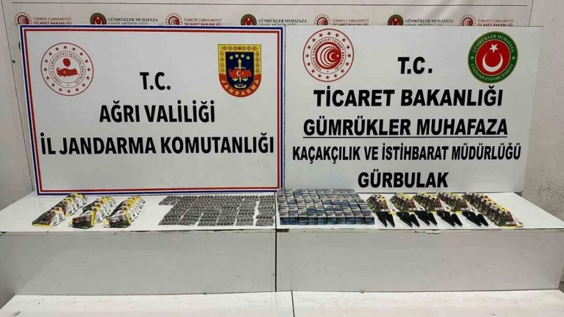 Ağrı'da uyuşturucu ve kaçakçılık operasyonu