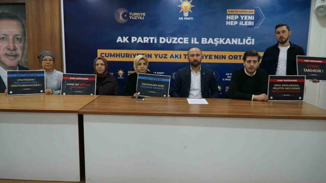 AK Parti'den 28 Şubat Postmodern Darbe 'ye tepki: 'İnsanlık Tarihine Kara Bir Leke'