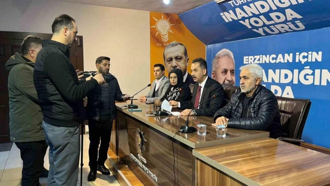 AK Parti Erzincan İl Başkanı Şireci: '1 Ocak 2024 itibariyle de seçim süreci ve seçim takvimi resmen başlayacak'