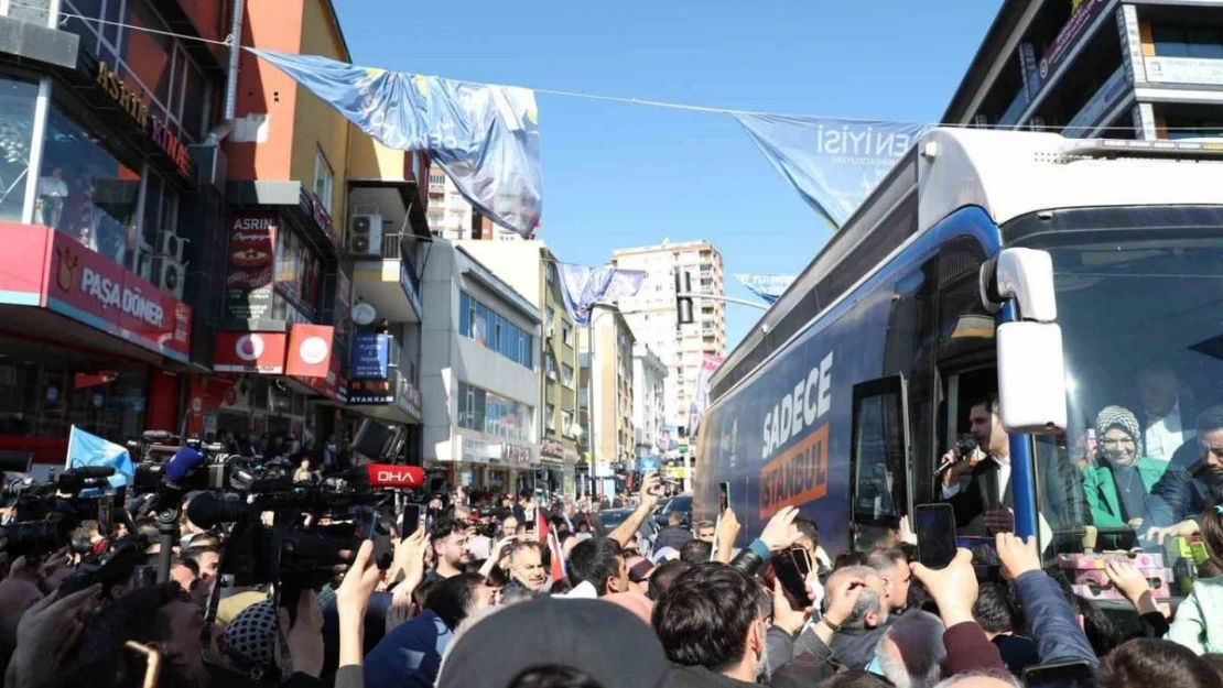 AK Parti İBB Başkan Adayı Kurum, Sancaktepe'de vatandaşlara seslendi