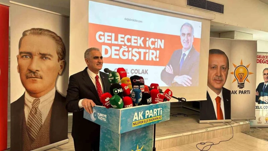 AK Parti Nilüfer Belediye Başkan adayı Celil Çolak: 'Yüzde 62 ile kazanacağız'