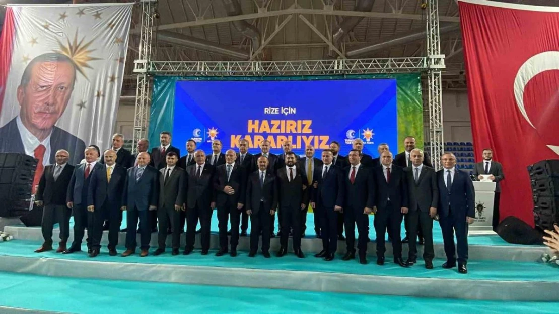 AK Parti Rize ilçe ve belde belediye başkan adayları tanıtıldı