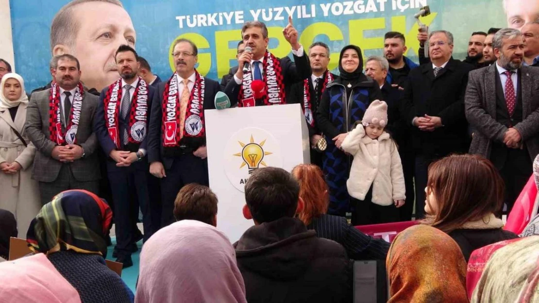 AK Parti Yozgat Belediye Başkan adayı Celal Köse'ye coşkulu karşılama