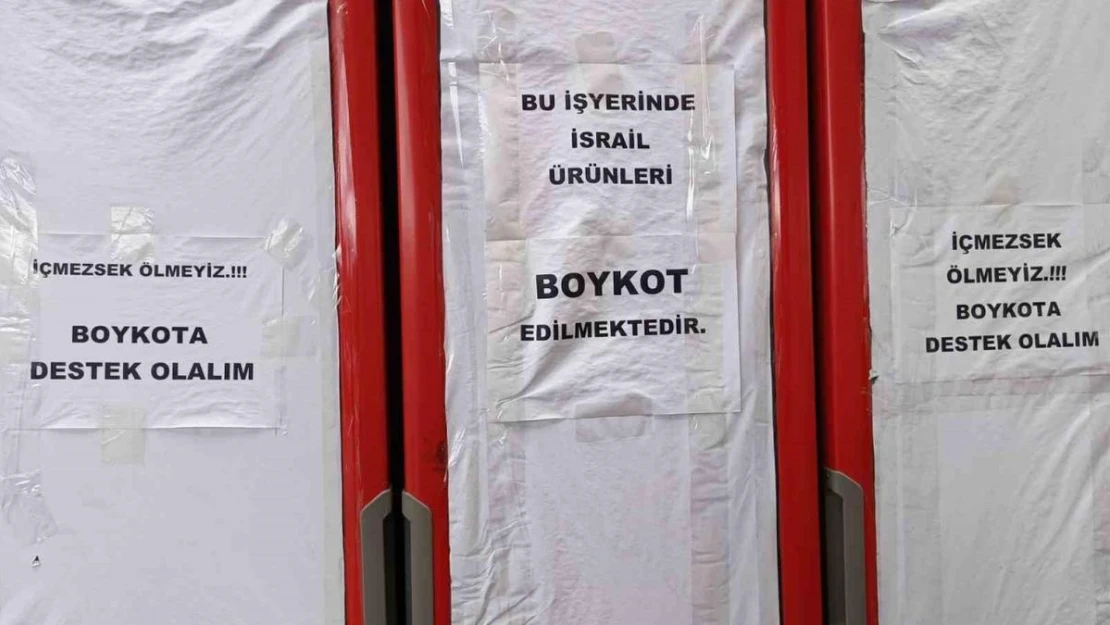 Akaryakıt istasyonundan Filistin'e destek, İsrail'e boykot