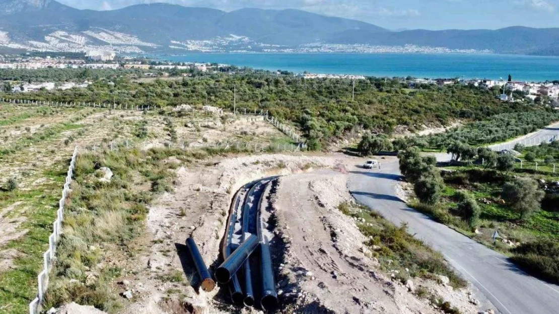 Akbük'te altyapı çalışmaları büyük ölçüde tamamlandı