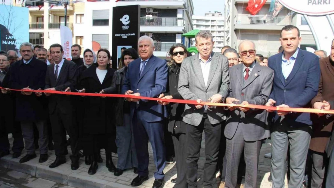 Akçöltekin'in adının verildiği park düzenlenen tören ile açıldı