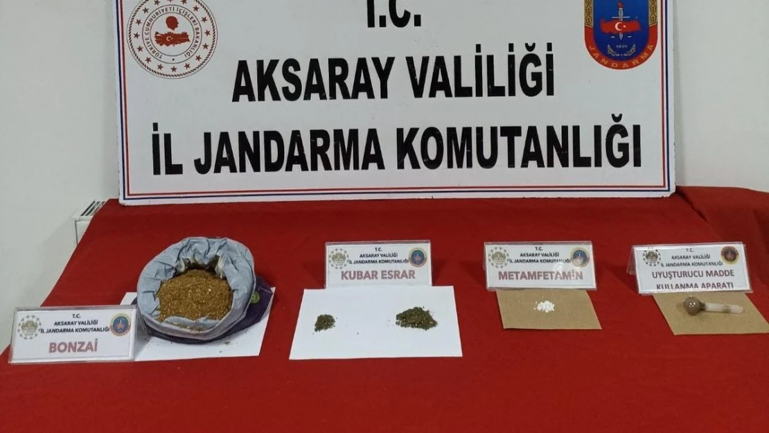 Aksaray jandarmadan uyuşturucu operasyonu: 1 tutuklama