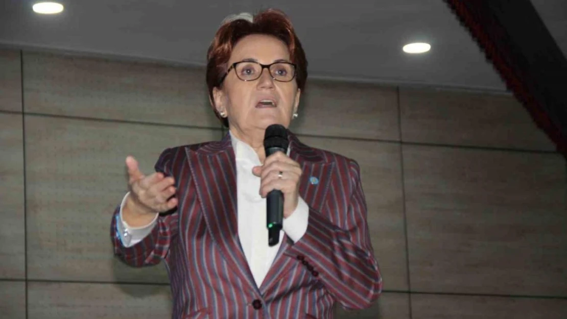 Akşener: 'Biz bu partiyi yancılık yapmak için mi kurduk?'