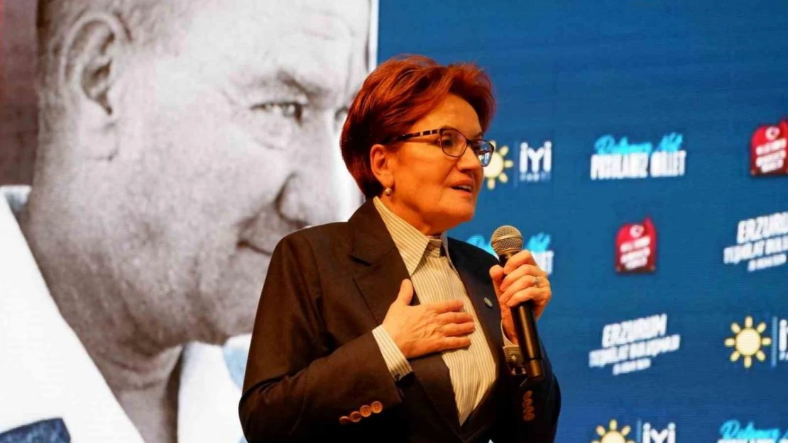 Akşener, Erzurum Büyükşehir Belediye Başkan adayını açıkladı