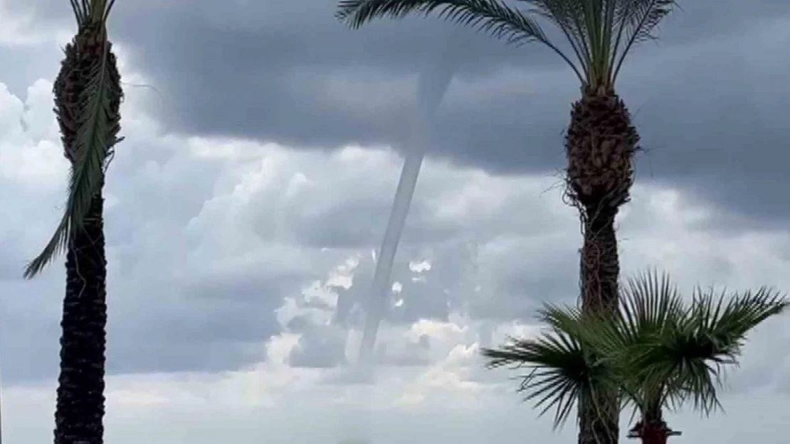 Alanya'da bir hortum daha görüldü