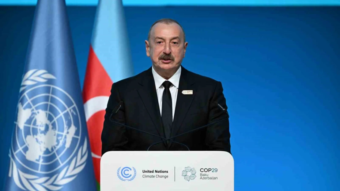 Aliyev: 'Azerbaycan COP29'un ev sahibi olduktan sonra iftira ve karalama kampanyasının hedefi oldu'